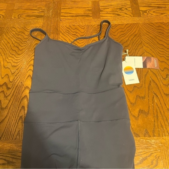 NEW Vuori Mindset 7/8 Jumpsuit in Azure Sz M Yoga Athletic Workouts - Picture 3 of 15